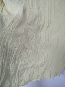 Sheer Crinkled Turtleneck