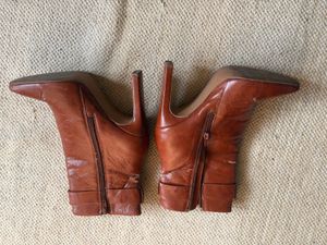 Lulu&amp;Sky High Ankle Buckle Boots