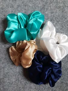 Bundle Of 4 Satin Scrunchies