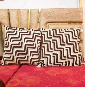 Velvety Cushion Cover Set Of 2