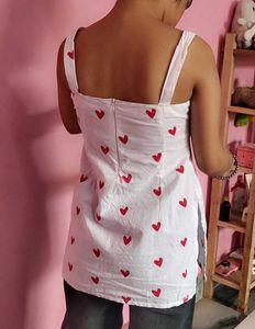 Heart Print Short Kurti