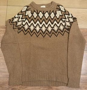 Patterned Knit Sweater