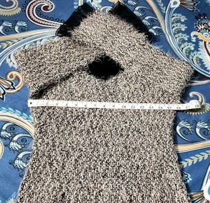 FLUFFY KNIT SWEATER 🩶