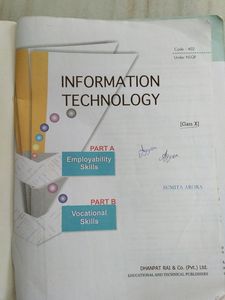Class 10 Information Technology {IT} Code 402.