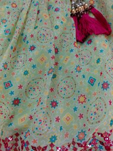 Baby Girl Crop Top Or Chniya Choli