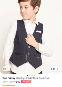 Unisex Black &amp; White Vest