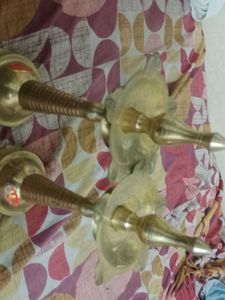 Brass Turtle Diya Pair