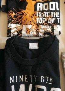 Graphic Print Black T-Shirt