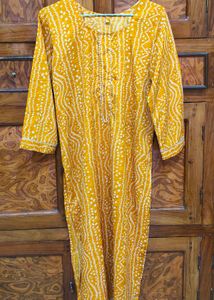 Mustard Kurti