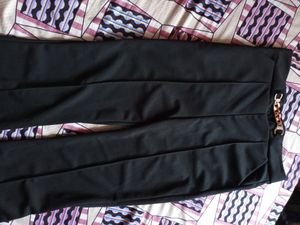 Flared Black Trouser