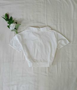 Korean Lace Collar Shirt