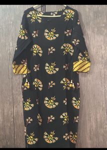 Elegant Printed Kurta with sharara