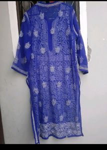 Chikankari Kurta Net