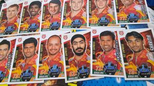 Topps Cricket Attax 2014 Kxip Team Set