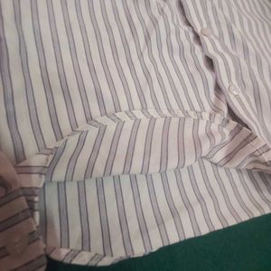 Striped Button-Down Shirt