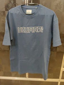 Blue Graphic Print T-Shirt