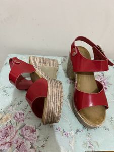 Red Block Sandals❤️