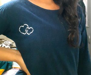 Navy Blue Cotton T Shirt