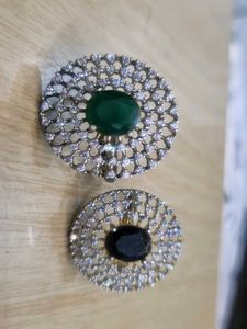 Black And Green Rings