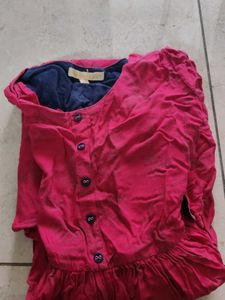 Pink Embroidered Kurta Set