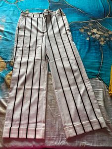 Vertical Stripe Trousers From Marks & Spencer.