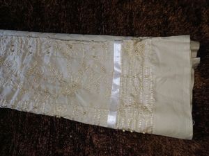 Suit Material With Pearl Dupatta