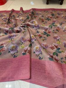 Pink Saree For Festive Wear