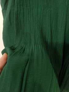 Green Puff Sleeve Top