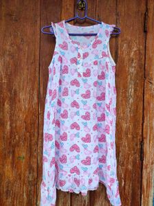 Heart Print Nightgown