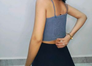 Denim Sexy Crop Top