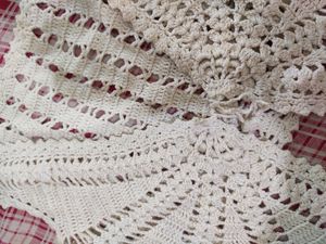 Handmade Crochet Vest - Cream