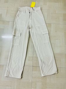 Women’s Beige Cargo Pant
