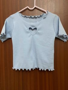 Blue Heart Top