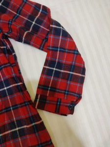 Red Plaid Flannel Shirt
