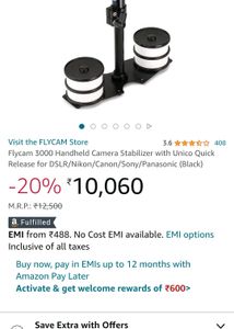 Flycam 3000 Handheld Camera Stabilizer with Unico