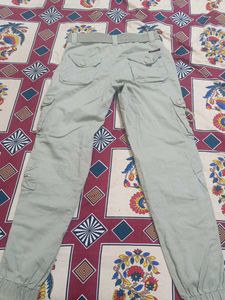 Mens Khaki Cargo Jeans