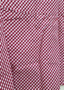 Plaid Flared Skirt