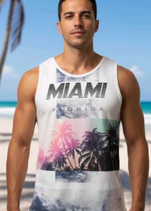 Miami Graphic Tank Top
