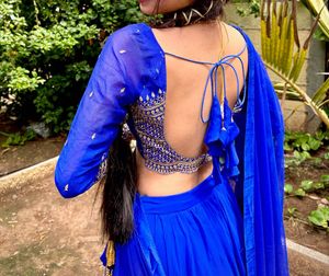 Royal Blue Lehenga Choli
