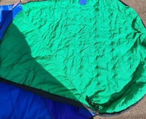 Vintage Sleeping Bag - Green/Purple/Blue
