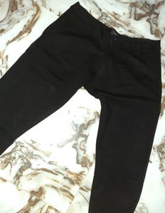 Black Power Lycra Formal Pants