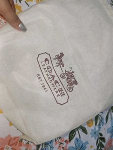 Coach Coated Canvas Signature Shoulder Bag