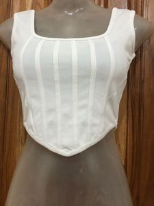 White Corset Top