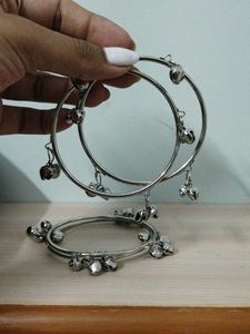 Silver Twinkling Bangles