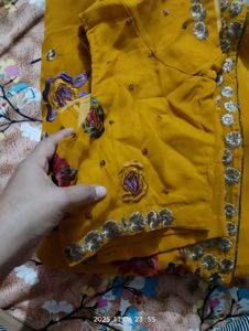 Elegant Floral Saree