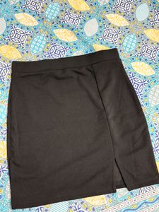 Mini Skirt With Side Slit