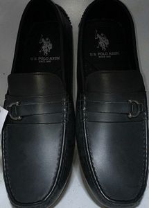 U.S. Polo Assn.  Mens Black Loafers