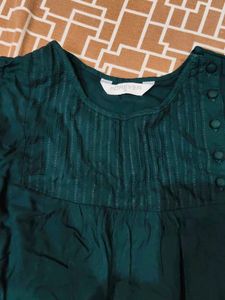 Elegant Green Tunic Top