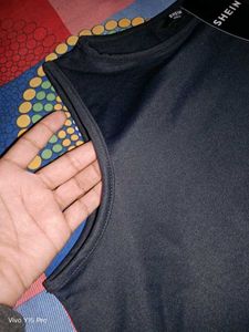 Sleeveless Black Shift Dress