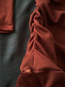 Brown Ribbed Mini Dress 🤎